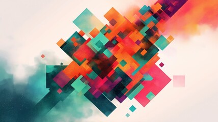 抽象的なデザインアートの背景画像