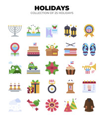 Collection of 25 Holidays. Festive Travel. Culture. and Celebrations