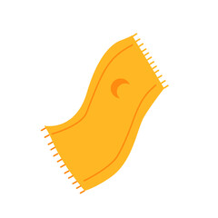 A flat illustration of a Muslim prayer mat (sajadah), used during daily salah. Often symbolizes devotion, prayer time, and spiritual connection.