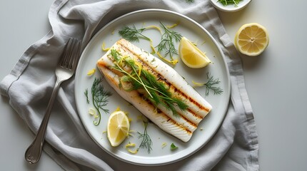 salmon with lemon