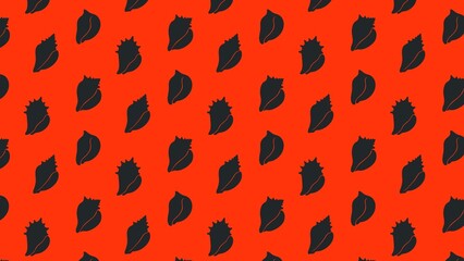 Vector conch shell pattern multicoloured