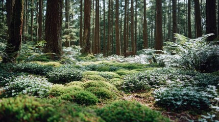 Obraz premium Lush forest floor