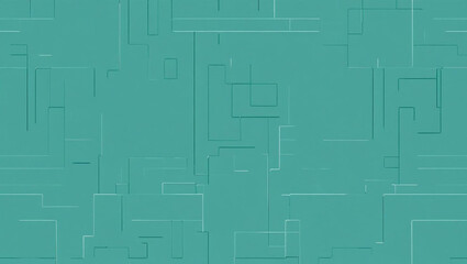 Collection of abstract geometric backgrounds with clean lines, rectangles, and modern tech-inspired patterns in calming teal color palette.