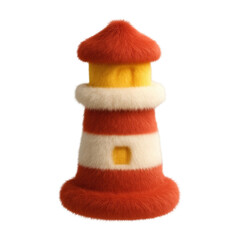 PNG Furry lighthouse toy decor