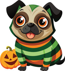 A cute baby panda character illustration with a fun, smiling face