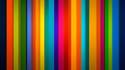 Obraz premium Vibrant Action of Colorful Stripes, Abstract Background, Digital Art, Modern Environment, Eye-Catching Viewpoint