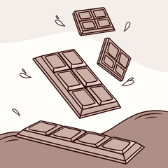 chocolate seamless pattern