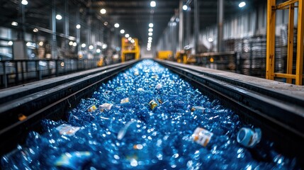 Plastic Bottle Recycling Factory Conveyor Belt