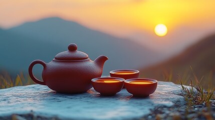 Mountaintop tea ceremony