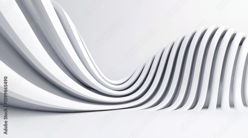 Aufkleber visual optical illusion created with shifting lines in a bold and artistic style