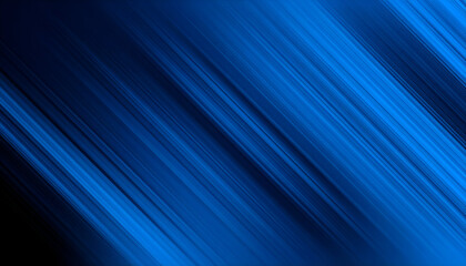 Fototapeta premium Blue Diagonal Motion Blur Abstract.