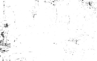 White background with black distressed grunge texture and scattered speckles vector
