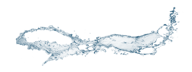 抽象的な青い水しぶき