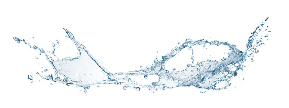 抽象的な青い水しぶき