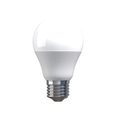 LED light bulb isolated on a transparent background