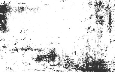 Distressed grunge texture with black ink splatters and weathered surface vector