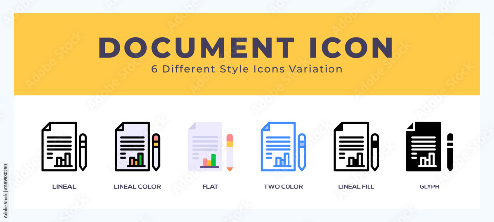 Poster document icon. high quality icon symbol for web design