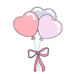 heart shaped balloons