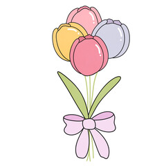 bouquet of tulips