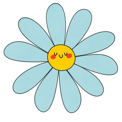 Blue flower