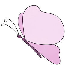 Pink butterfly 