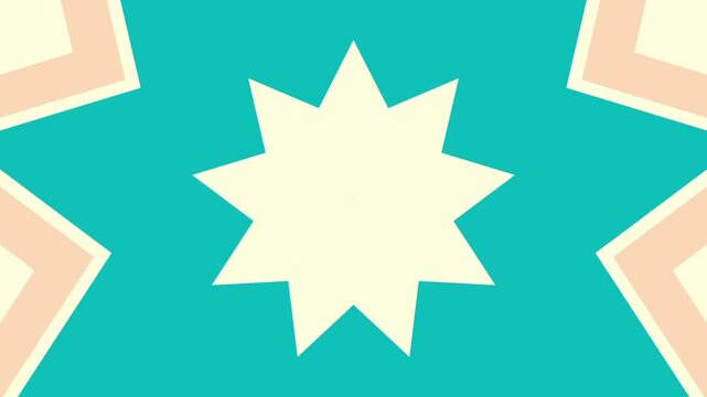 4K Animated Background - Many Kind of Shapes