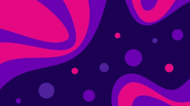 4K Animated Background - Many Kind of Shapes