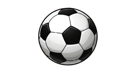 Obraz premium soccer ball on white background