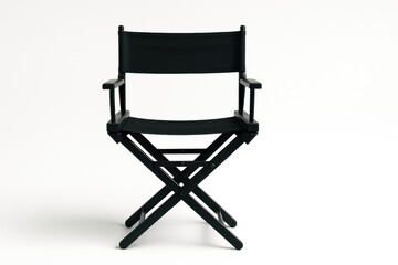 Fototapeta premium Black chair with seat.
