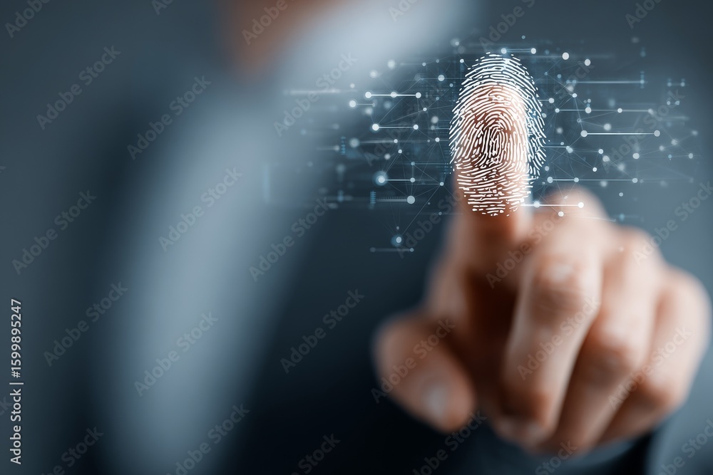 Poster fingerprint recognition technology enables secure access for individuals in a modern environment