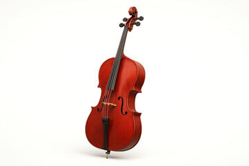 Fototapeta premium Violin on white background.