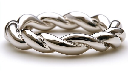 Elegant Twisted Platinum Ring: A Symbol of Enduring Love