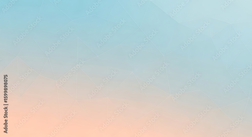 Poster abstract geometric gradient background with lines in soft colors