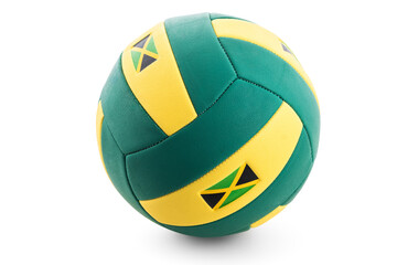 Jamaican-Themed Volleyball Representing National Pride and Sporting Enthusiasm