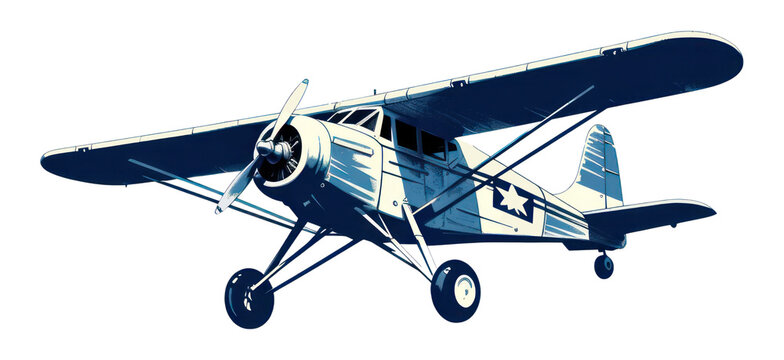 PNG Airplane aircraft vehicle biplane.