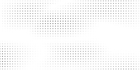 Mesh halftone gradient texture. Vanishing polka dot background. Repeating dots gradation pattern art abstract