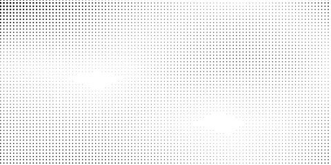 Abstract halftone gradient texture. Vanishing polka dot background. Repeating dots gradation pattern simple