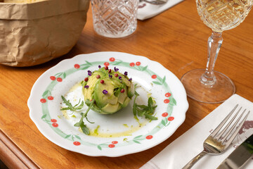 Salade d'avocat créatoin