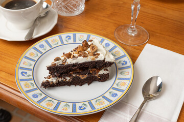Dessert au chocolat foret noire