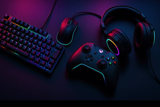 A close-up photo of a Razer computer mouse with its illuminated logo and sleek design.
