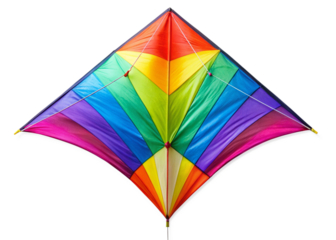 Kite shape isolated on white background