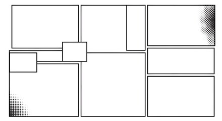 Comic Panel Layout 9