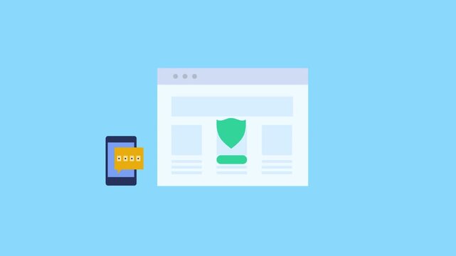 Entering correct mobile passkey unlocks secure website login, user access with cybersecurity protocol. 