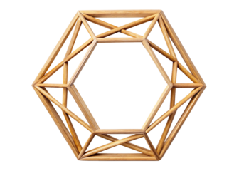 Nonagon isolated on white background