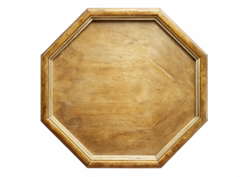 Octagon isolated on white background