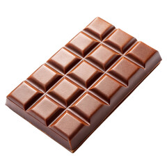 Obraz premium chocolate bar isolated on transparent background