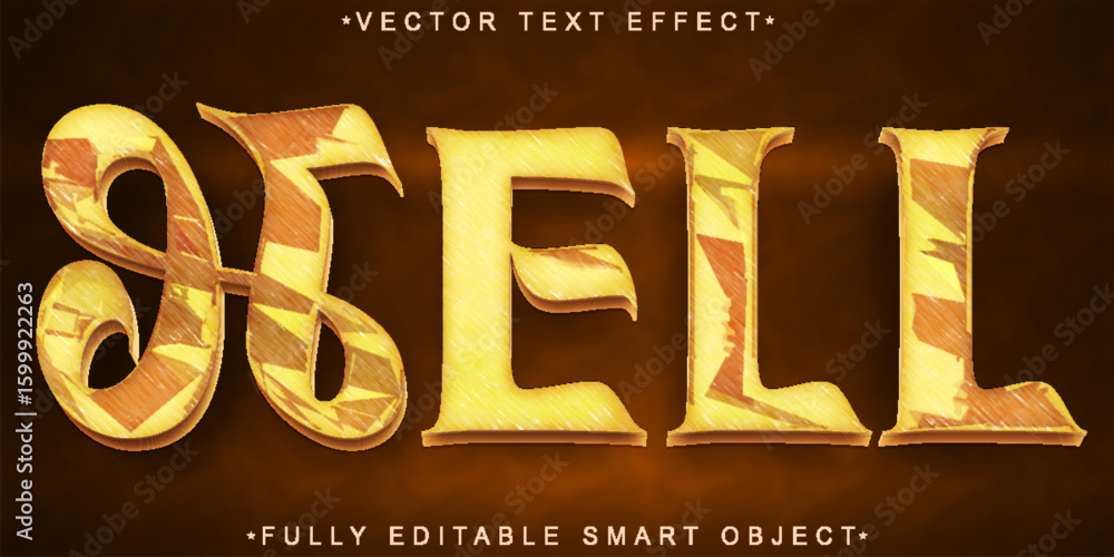 Poster fiery dark hell inferno flames evil chaos style design vector fully editable smart object text effec