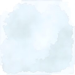 Soft Watercolor Light Blue Stain Shape Decorative Background Texture