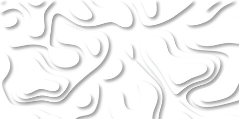 Abstract white layered paper cut background with shadow effects for creative designs and modern visuals