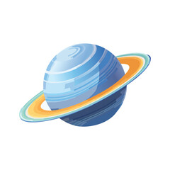 Fototapeta premium exoplanet technical isometric vector drawing with defined edges and modern simplicity.